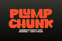 Plump Chunk - Display Font