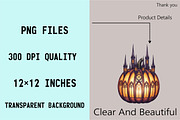 Spooky Halloween Pumpkin  Clipart Bu, an Illustration by SVGArt (Thumbnail 6 of 8)