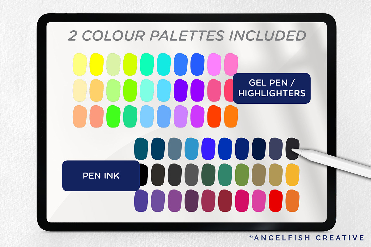 Procreate Fineliners, Pen & Markers, a Brush Add-On by AngelfishCreative (Photo 8 of 8)