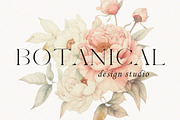 Vintage Peonies, a Decorative Illustration by PeDe Designs (Thumbnail 7 of 7)