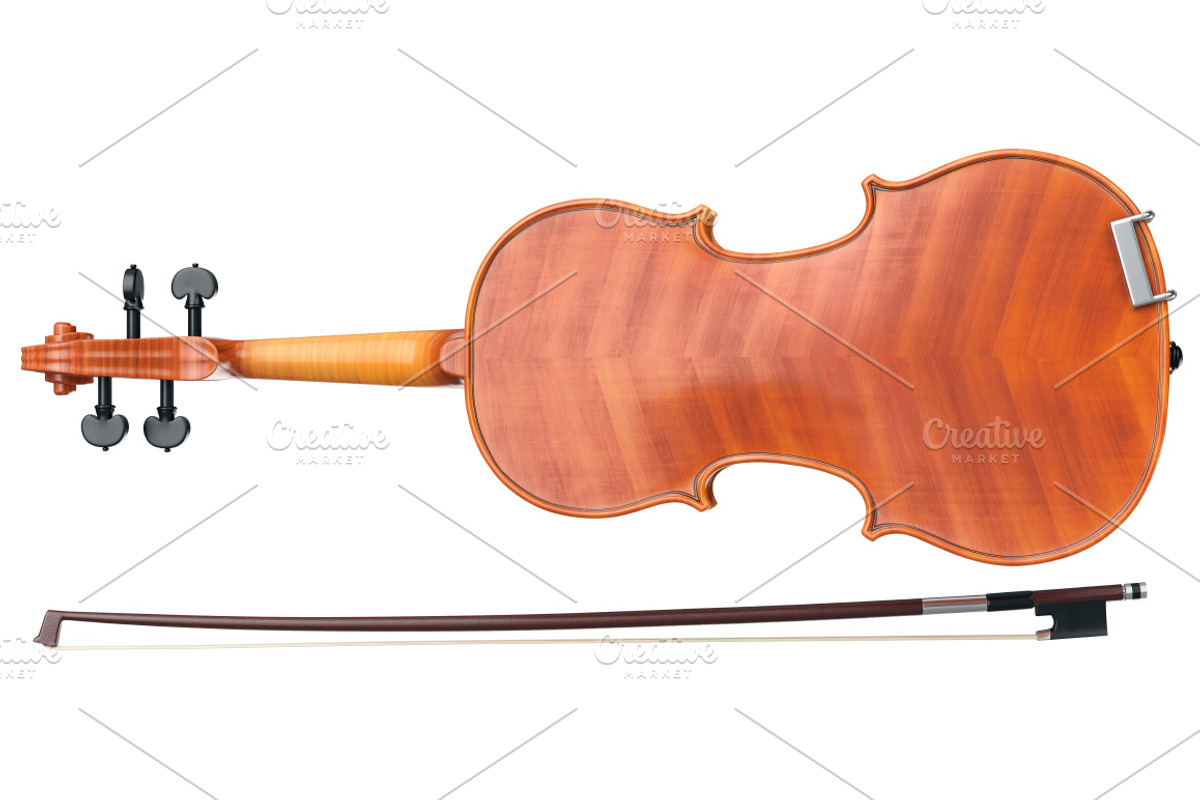 Violin musical equipment, set, an Object Graphic by ARTYuSTUDIO (Photo 11 of 14)