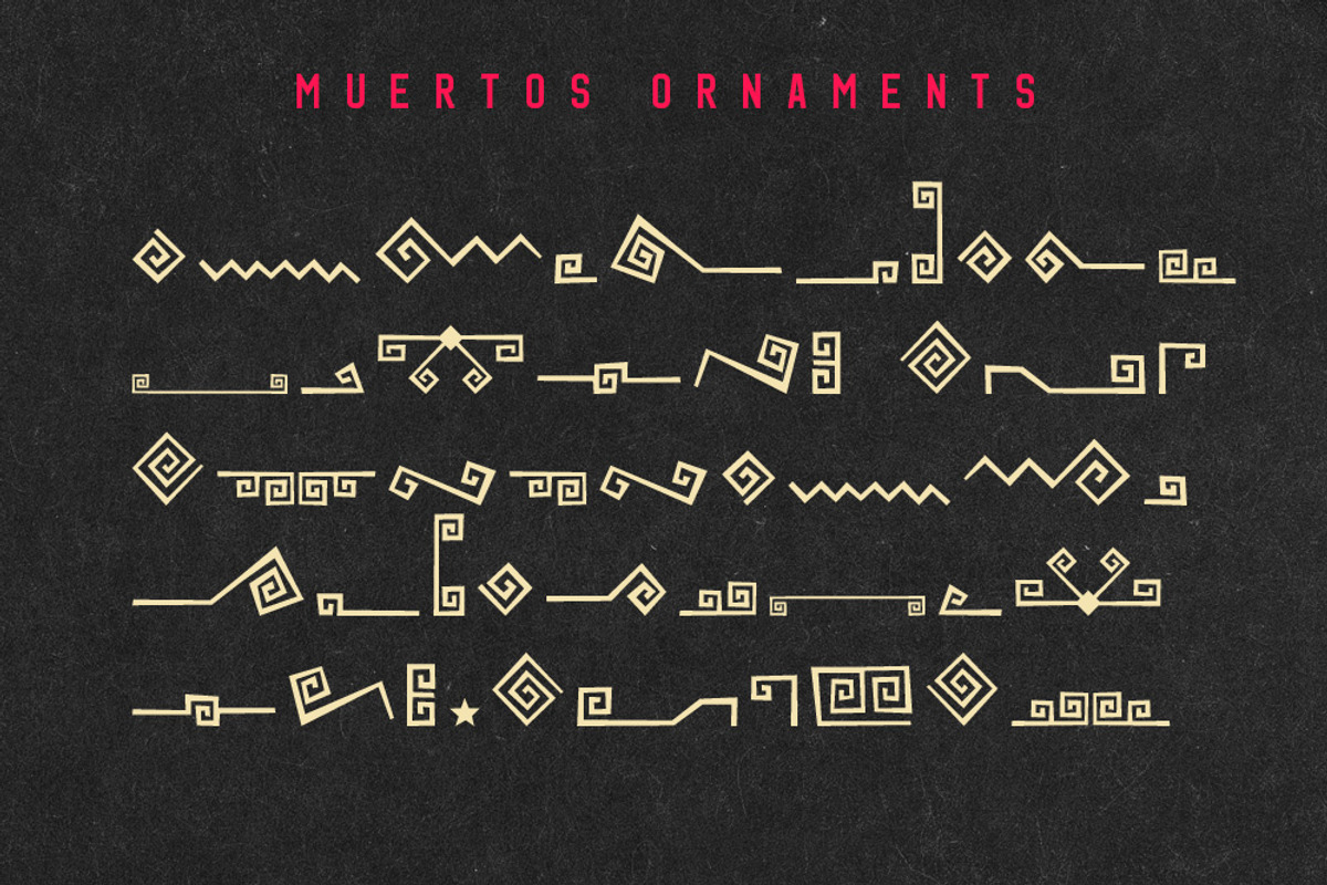 Muertos Typeface preview 2