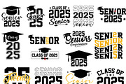 Senior Class Of 2025 Svg Bundle PNG, an Object Graphic by EllaMaiyaali (Thumbnail 2 of 6)