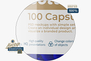 Blue Pills Bottle Mockup, a Packaging Mockup by Reformer Mockup (Thumbnail 4 of 6)