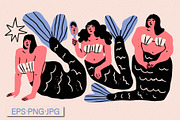 Mermaids, a Person Illustration by Twisted Tail (Thumbnail 2 of 6)