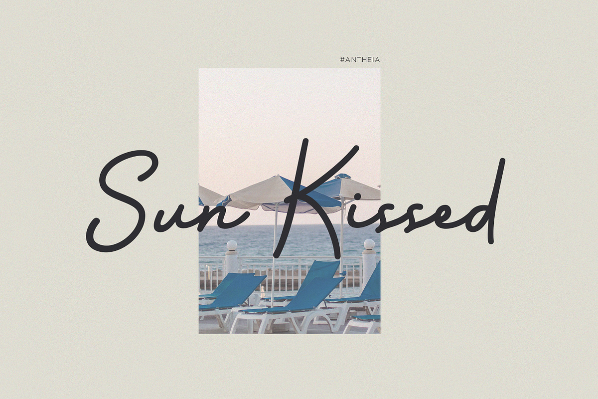 Antheia - Elegant Signature Font, a Script Font by Flawless And Co (Photo 2 of 10)