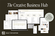 Creative Business Hub for Notion, a Marketing Template by MARA Design Co. (Thumbnail 1 of 17)