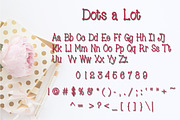 Dots a Lot, a Serif Font by crystal.baier (Thumbnail 2 of 3)