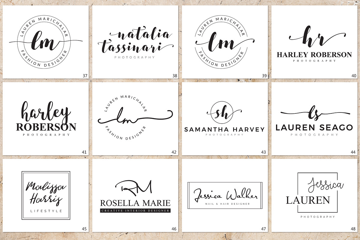 640 Premade Logos Mega Bundle, a Branding & Logo Template by XpertgraphicD (Photo 25 of 109)