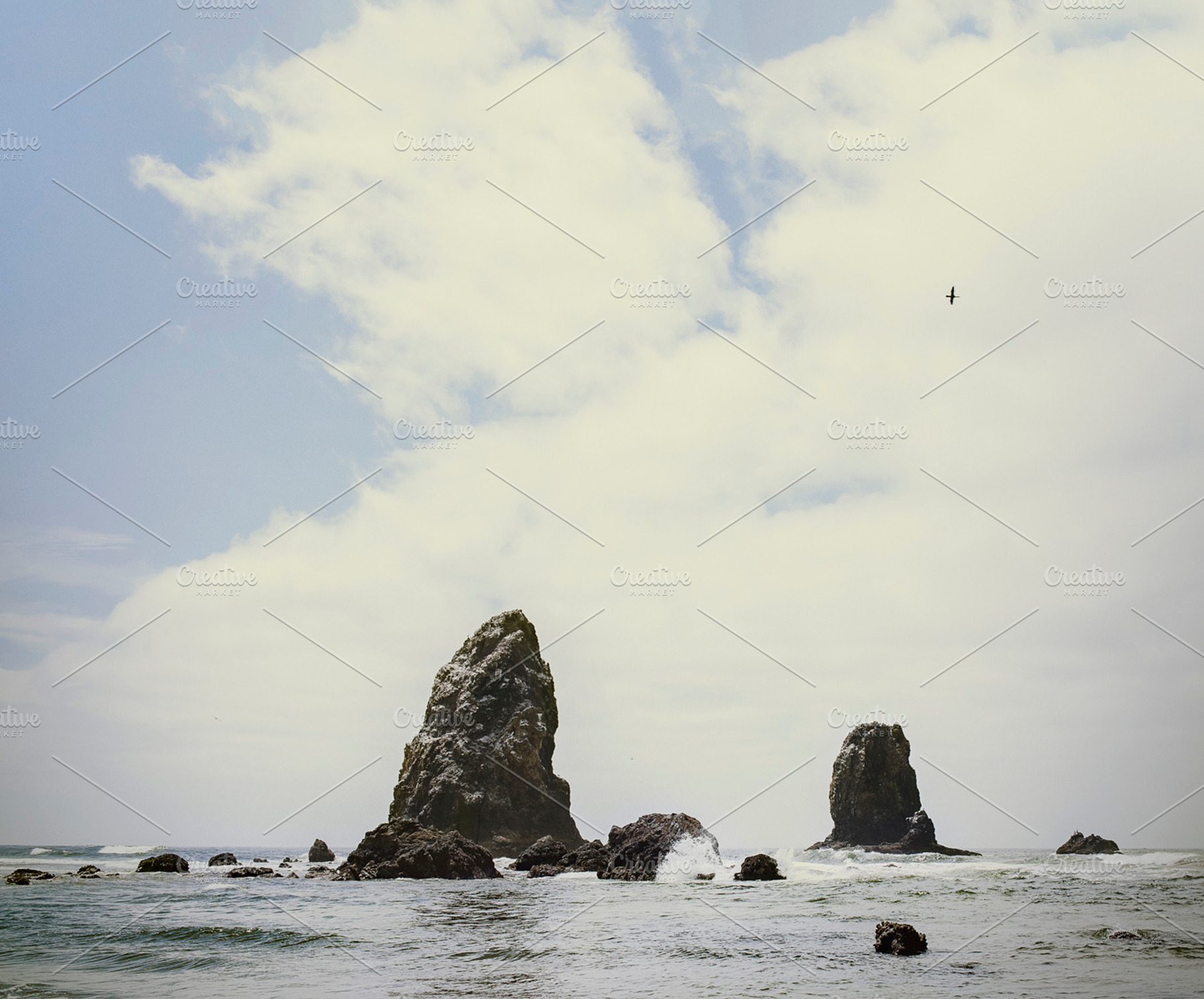 Cannon Beach Oregon Featuring Cannon Beach And Rock
