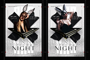 Bunny Night Club Flyer, a Flyer Template by Basez Flyers (Thumbnail 1 of 4)