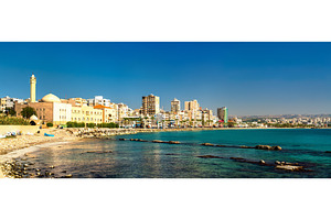 Seaside of tyre in lebanon stock photo containing lebanon and tyre, an Architecture Photo by Leonid Andronov
