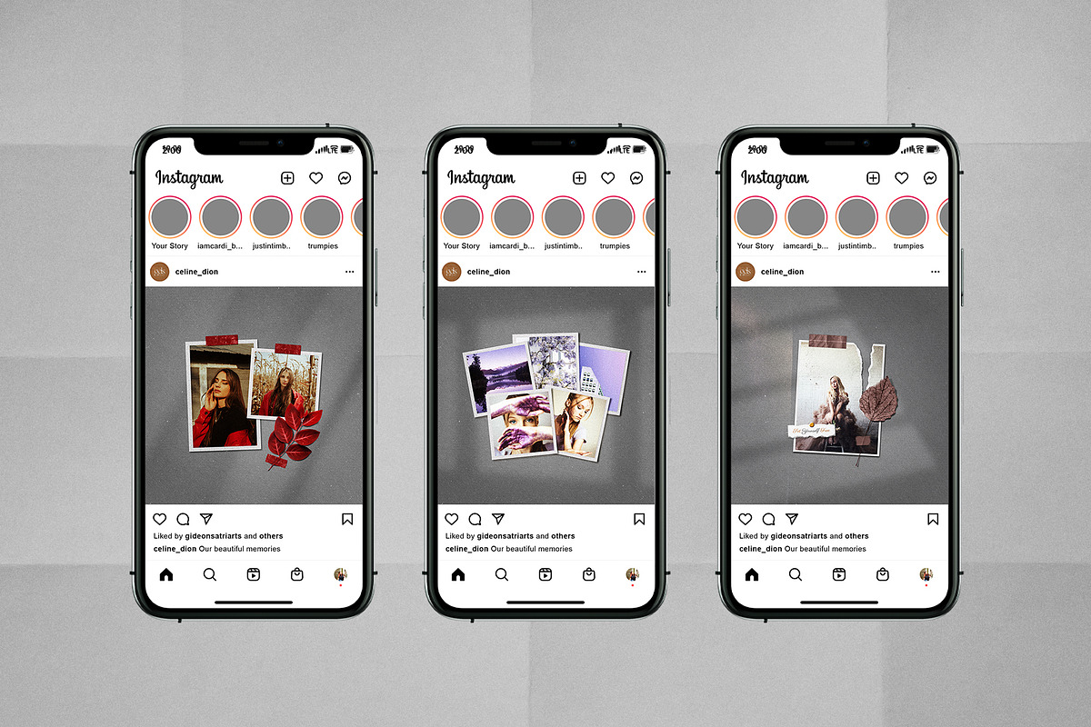 60 IG Post & Stories Film Frames, a Social Media Template by DVLOOP MOCKUP (Photo 4 of 14)