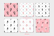 Thunderbolt Seamless Patterns, a Pattern Graphic by AllNikArt (Thumbnail 4 of 6)