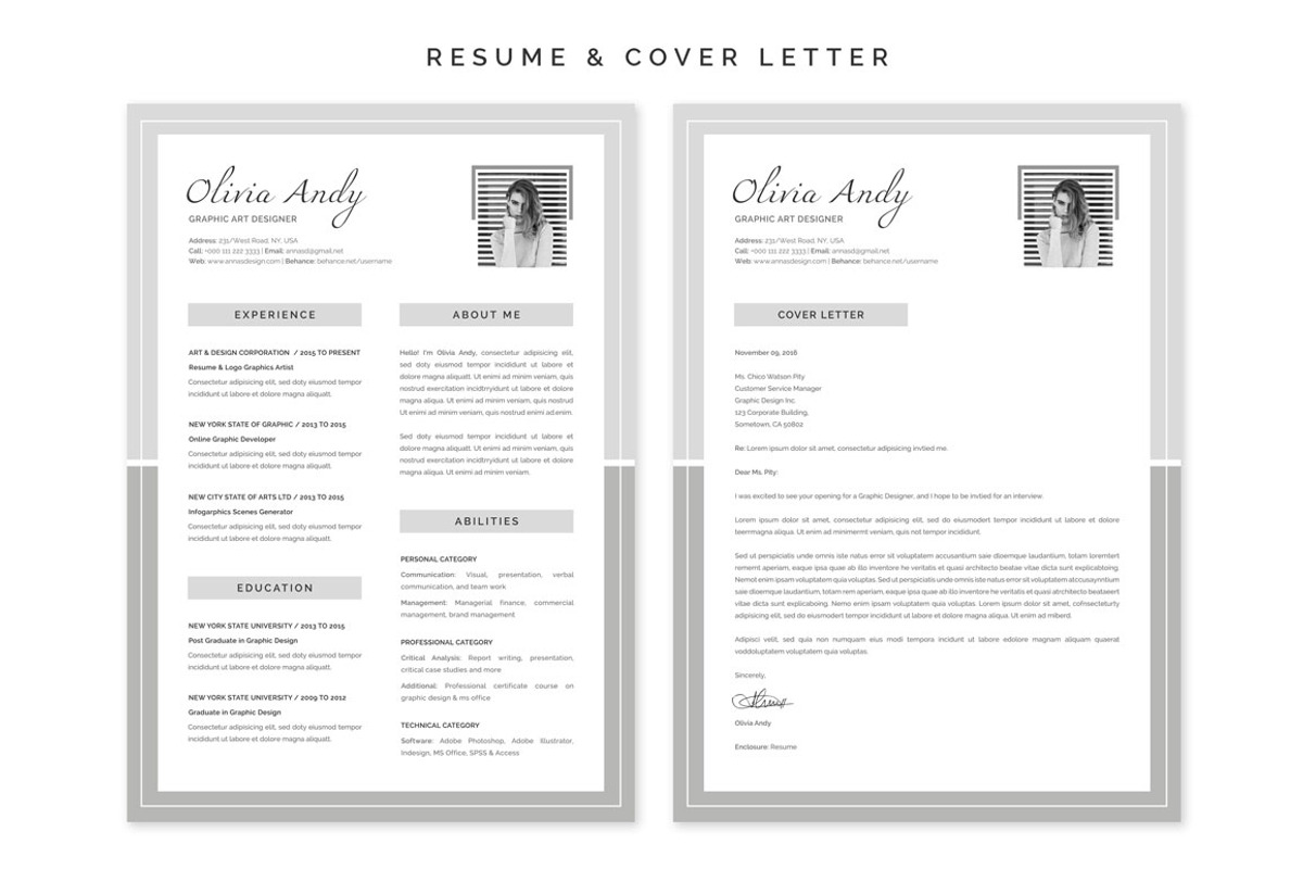 Save 30% - OLIVIA Branding Bundle, a Brochure Template by Typography Prime (Photo 13 of 13)