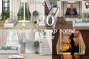 Interior mock-up creator pack, a Product Mockup by PSD Market (Thumbnail 1 of 21)