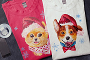 Christmas dogs, an Animal Illustration by Funnystore (Thumbnail 9 of 10)
