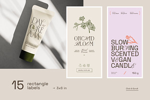 Cosmetics Label Collection