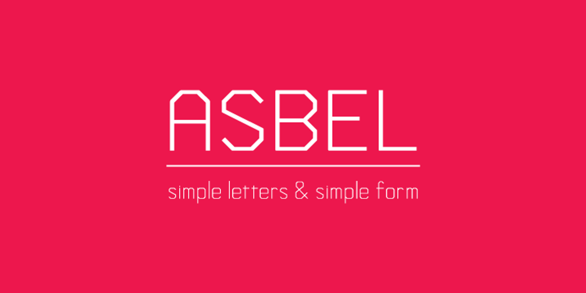 Asbel, a Sans Serif Font by Khaito Gengo (Photo 1 of 5)