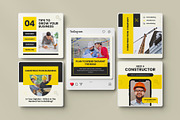 Construction Social Media Canva, a Social Media Template by Pixelpick (Thumbnail 3 of 5)