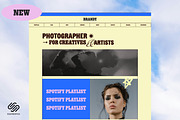 Brandy Squarespace 7.1 Template, a Squarespace Template by Digital Department (Thumbnail 1 of 7)