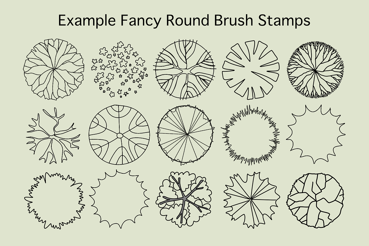 Procreate Stamps for Garden Design, a Brush Add-On by The Botanical Planet (Photo 5 of 6)