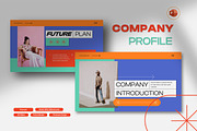Company Profile Powerpoint Template, a Presentation Template by Fortyone (Thumbnail 1 of 6)