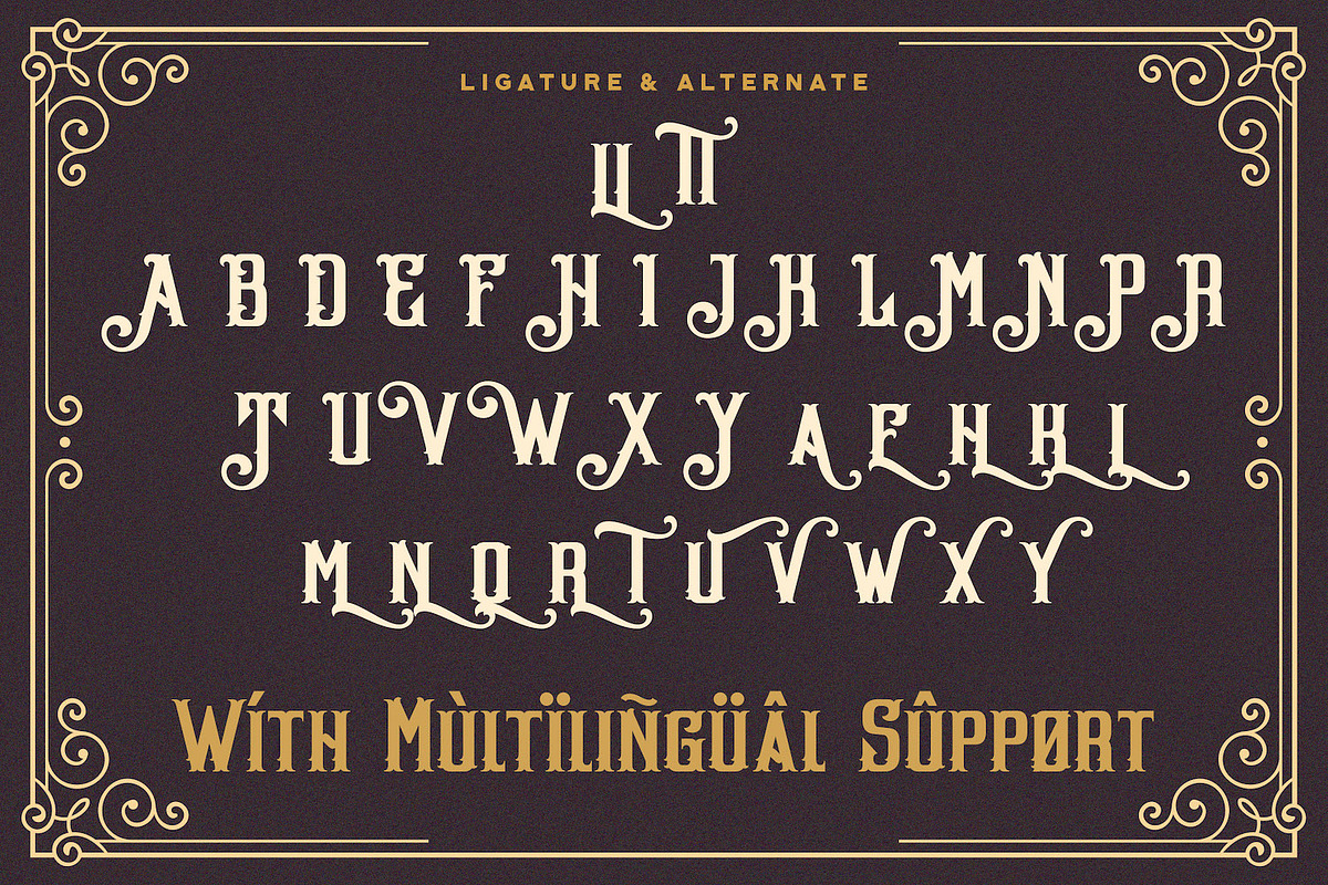 Hellios Gothic - Blackletter Font, a Blackletter Font by StringLabs (Photo 12 of 13)