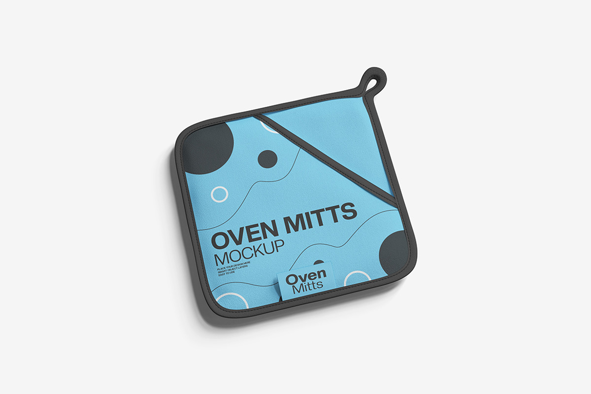 Oven Mitts Mockup, a Product Mockup by Indah (Photo 6 of 6)
