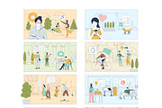 Aventine - Modular illustration set, a Healthcare Illustration by Growww (Thumbnail 4 of 4)