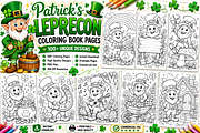 Patrick's Leprecon Coloring Book, a Person Illustration by S Graphic Studio (Thumbnail 3 of 4)