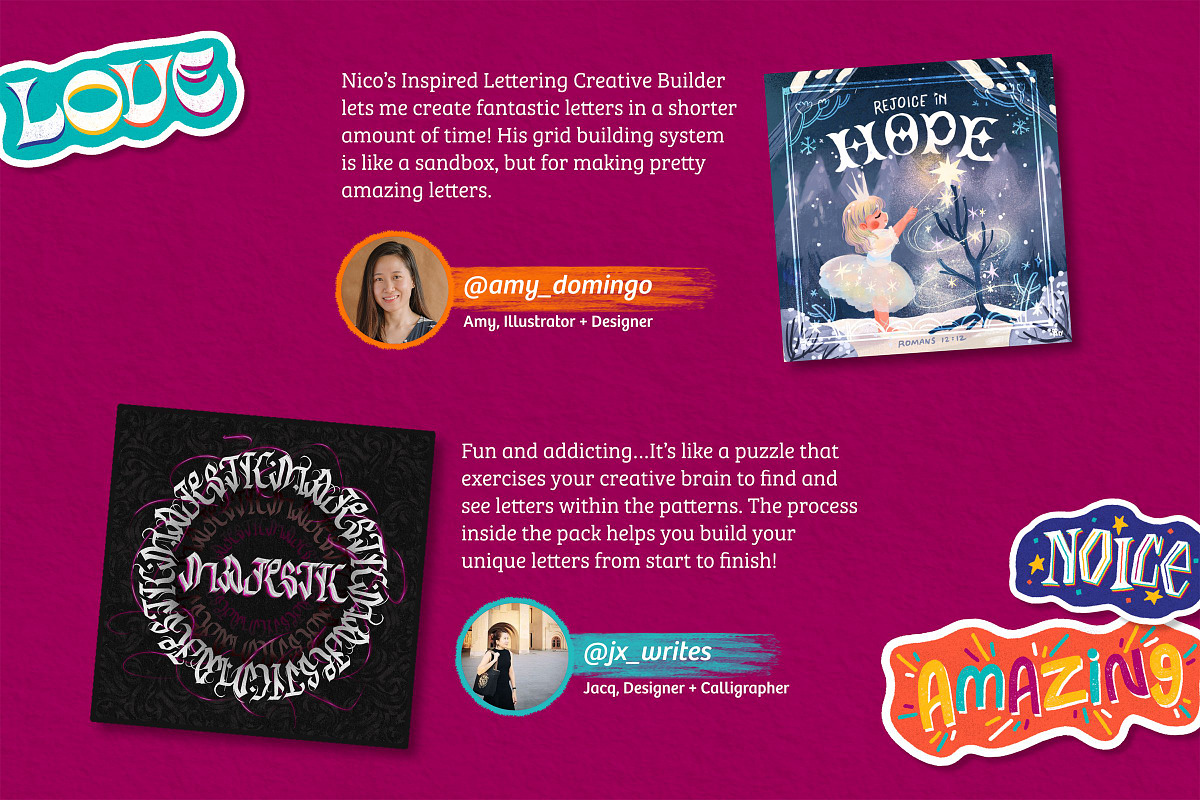 Inspired Lettering Creative Builder, a Brush Add-On by Nico-Ng (Photo 13 of 23)