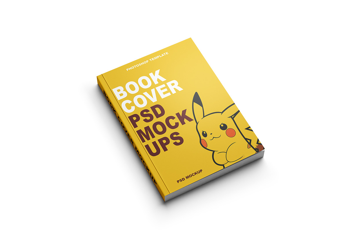 Book Cover Mockup, a Books & Magazine Mockup by mockupbuys (Photo 4 of 34)