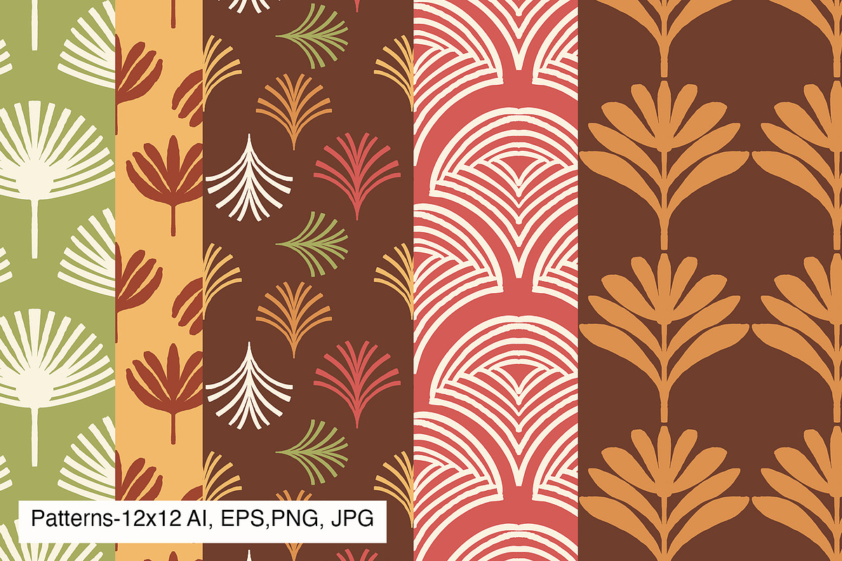 Scallop Motifs and Patterns, a Decorative Illustration by Sweet Fig (Photo 7 of 15)