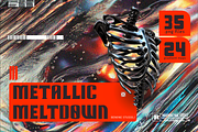 Metallic Meldown - BG's+GM's, a Background Graphic by BeNone Designs (Thumbnail 1 of 9)