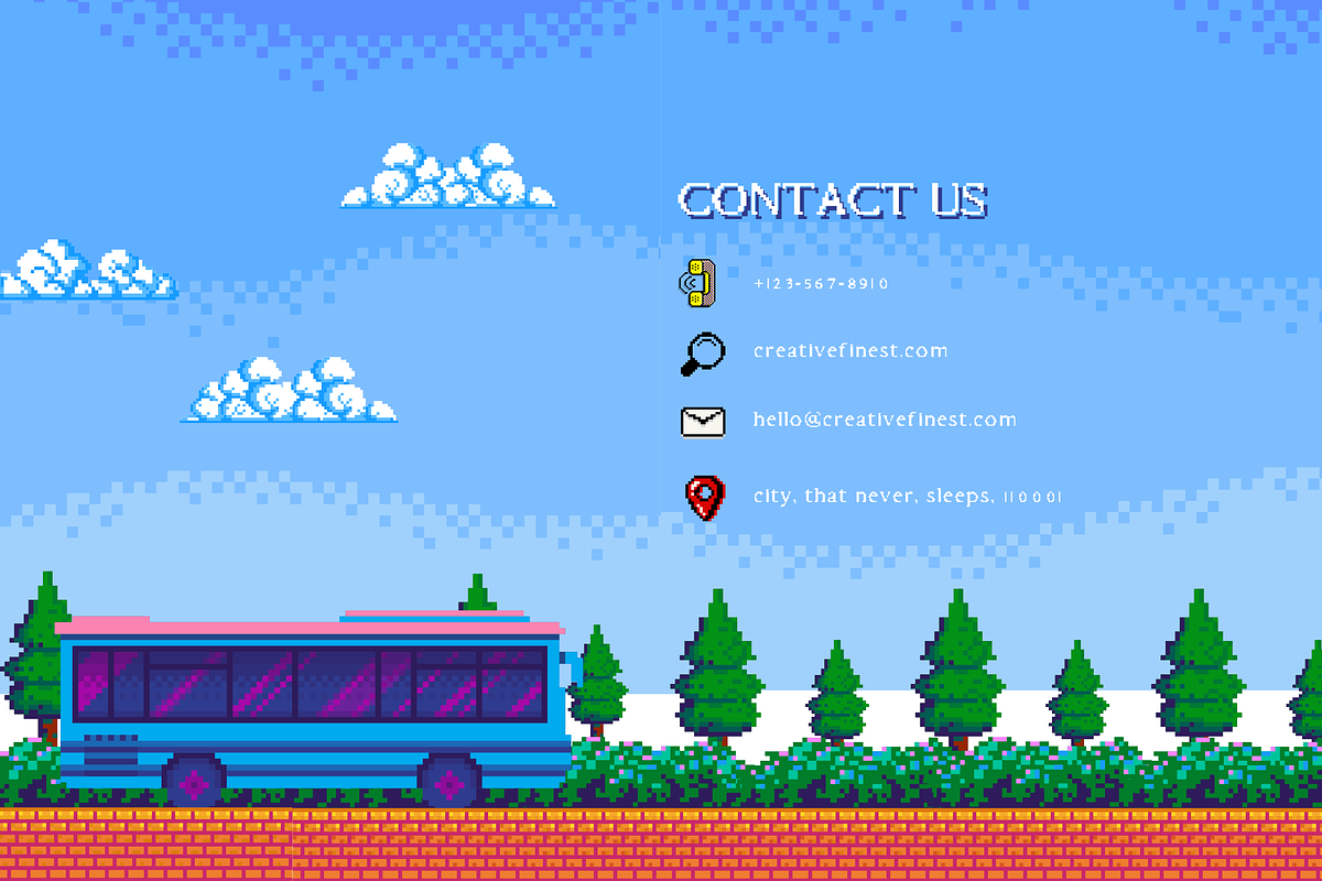 Super Arcade Font – 8-Bit Pixel Type, a Sans Serif Font by Creativetacos (Photo 4 of 10)