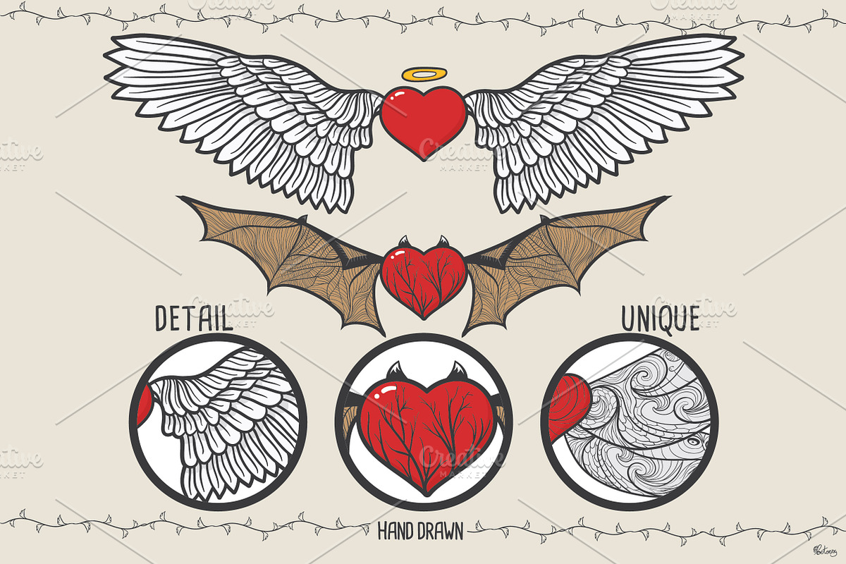 Wings of Love, an Illustration by LTNG STUDIO (Photo 2 of 2)