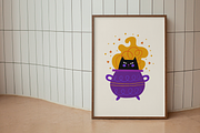 Catoween • halloween cat clipart, a Seasonal Illustration by dariikos (Thumbnail 6 of 16)