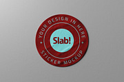 Sticker Mockup, a Product Mockup by SLAB! Design (Thumbnail 5 of 7)