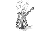 Coffee set engravings, a Decorative Illustration by Irina Trusova (Thumbnail 2 of 3)