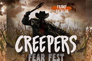 Creepers Fear Fest, a Flyer Template by Delux Designs (DE), LLC (Thumbnail 2 of 2)