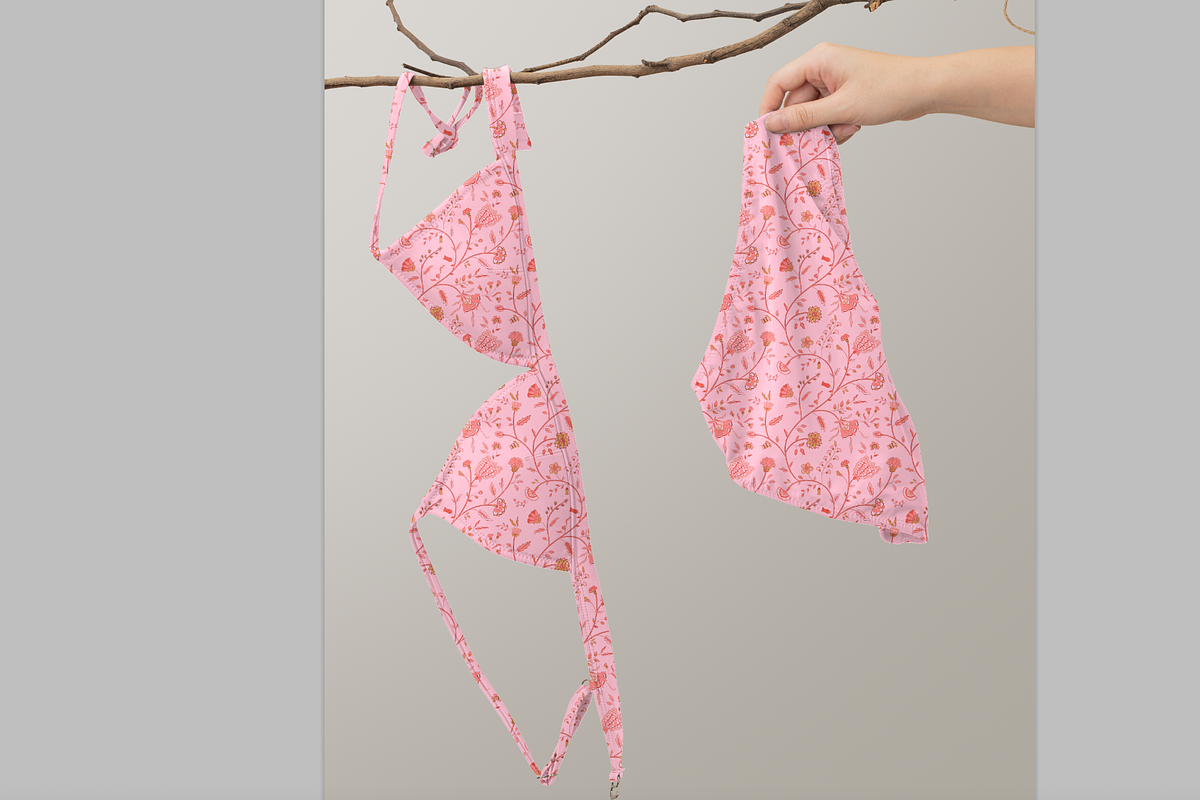 Boho Pink Chintz Floral, a Pattern Graphic by Mieken Petra Designs (Photo 2 of 5)
