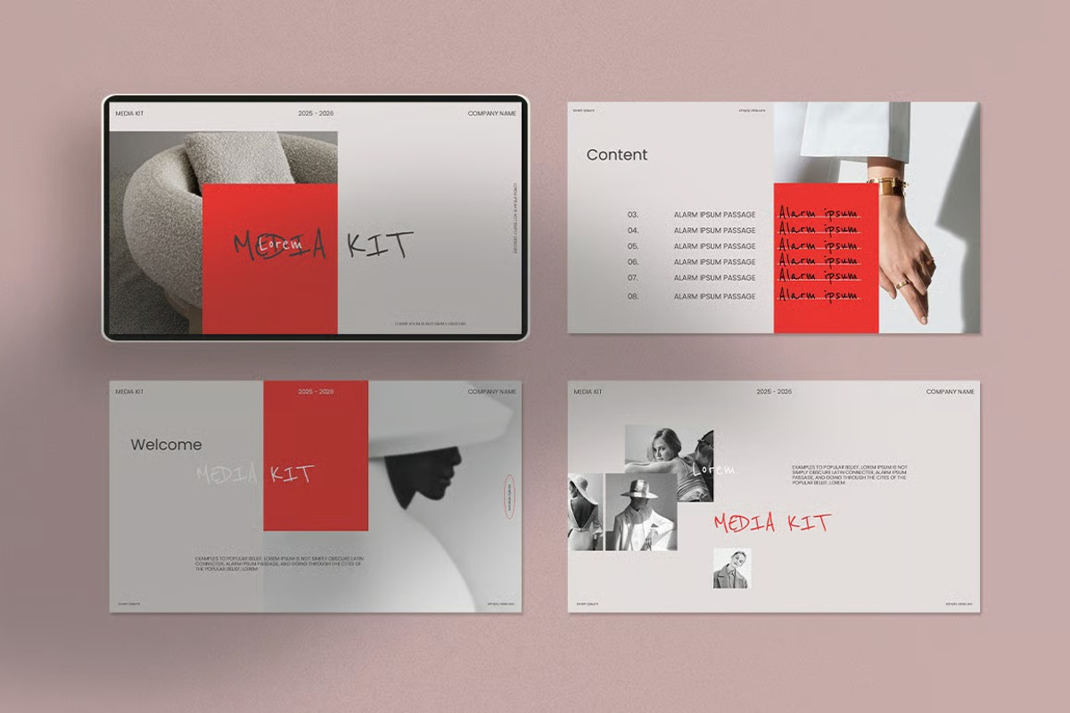 Media Kit Presentation Template, a Presentation Template by Fit-tee (Photo 6 of 7)