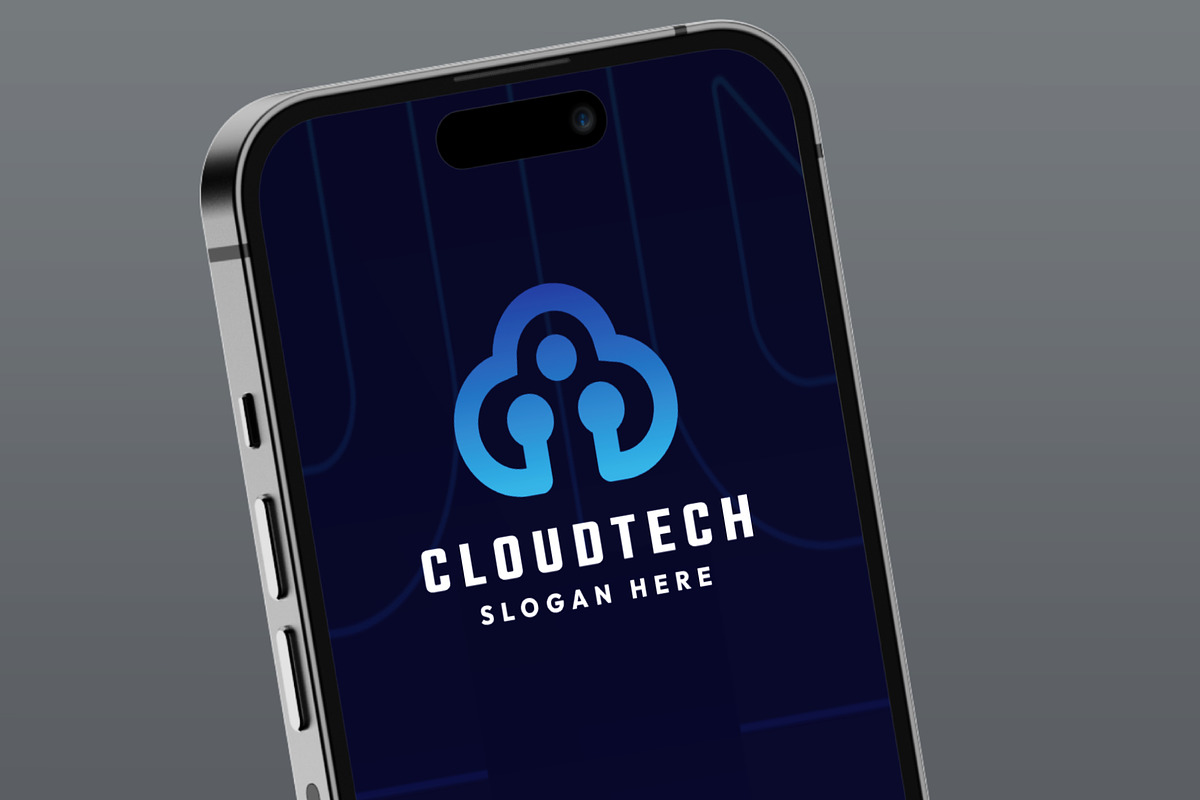 Digital Cloud Tech Logo, a Branding & Logo Template by Design_Planet (Photo 1 of 4)