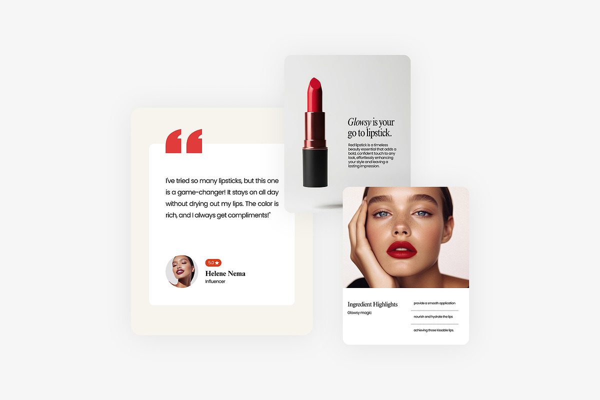 Makeup Social Media Templates, a Templates & Theme by venuagency (Photo 2 of 8)