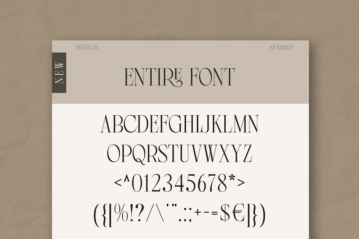 Rungless - Lingature Serif Font, a Serif Font by Luna Shop (Photo 4 of 7)