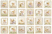 Whimsical Spring Fairy Postage Stamp, an Illustration by designcity5 (Thumbnail 2 of 5)