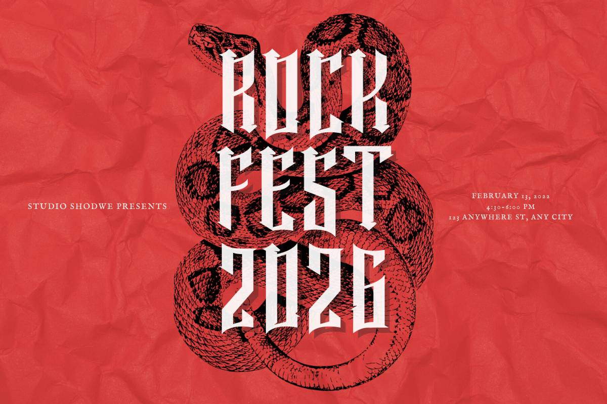 Rawuh, a Blackletter Font by productype1 (Photo 9 of 12)