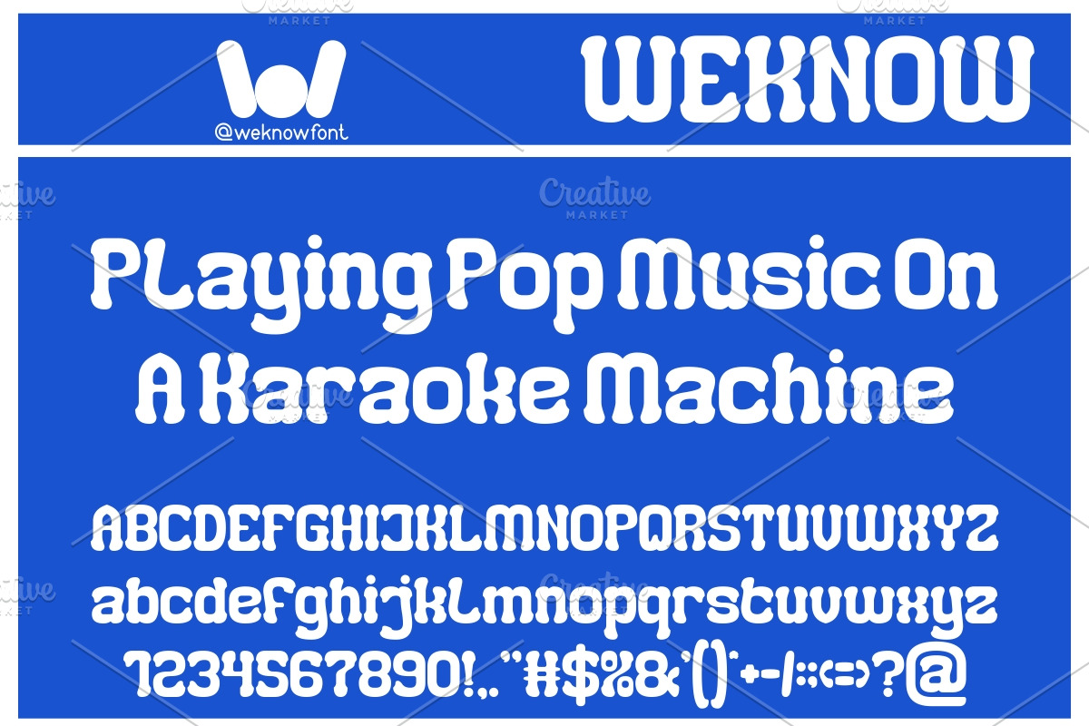 Smile Back font, a Font by weknow (Photo 4 of 8)