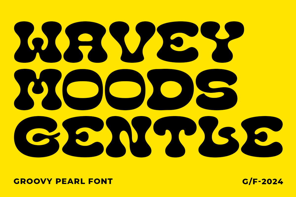 Groovy Pearl - Fancy Display Font, a Sans Serif Font by GroovyFontCo (Photo 7 of 8)